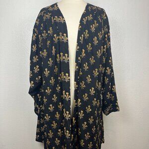 We Be Bop Cardigan Womens 3X  Reversible Beaded Professional office